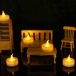 PACK OF REMOTE CONTROL FLAMELESS CANDLES LED LIGHTS
