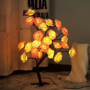 ELEGANT ROSE TREE LAMPS