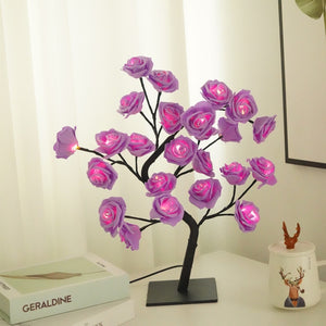 ELEGANT ROSE TREE LAMPS