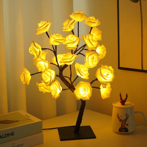 ELEGANT ROSE TREE LAMPS