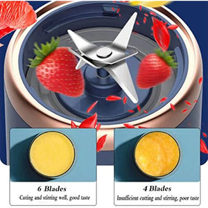 6 BLADES PORTABLE ELECTRIC JUICER