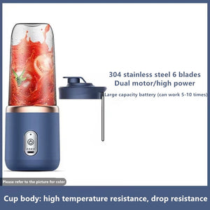 6 BLADES PORTABLE ELECTRIC JUICER