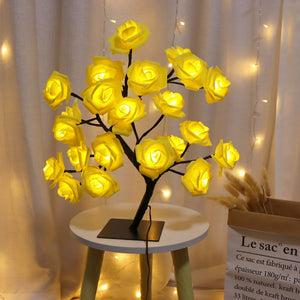 ELEGANT ROSE TREE LAMPS