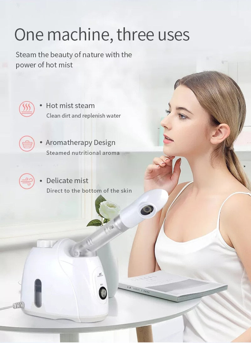 SKIN CARE FACIAL STEAMER FOR FACE DEEP CLEANING