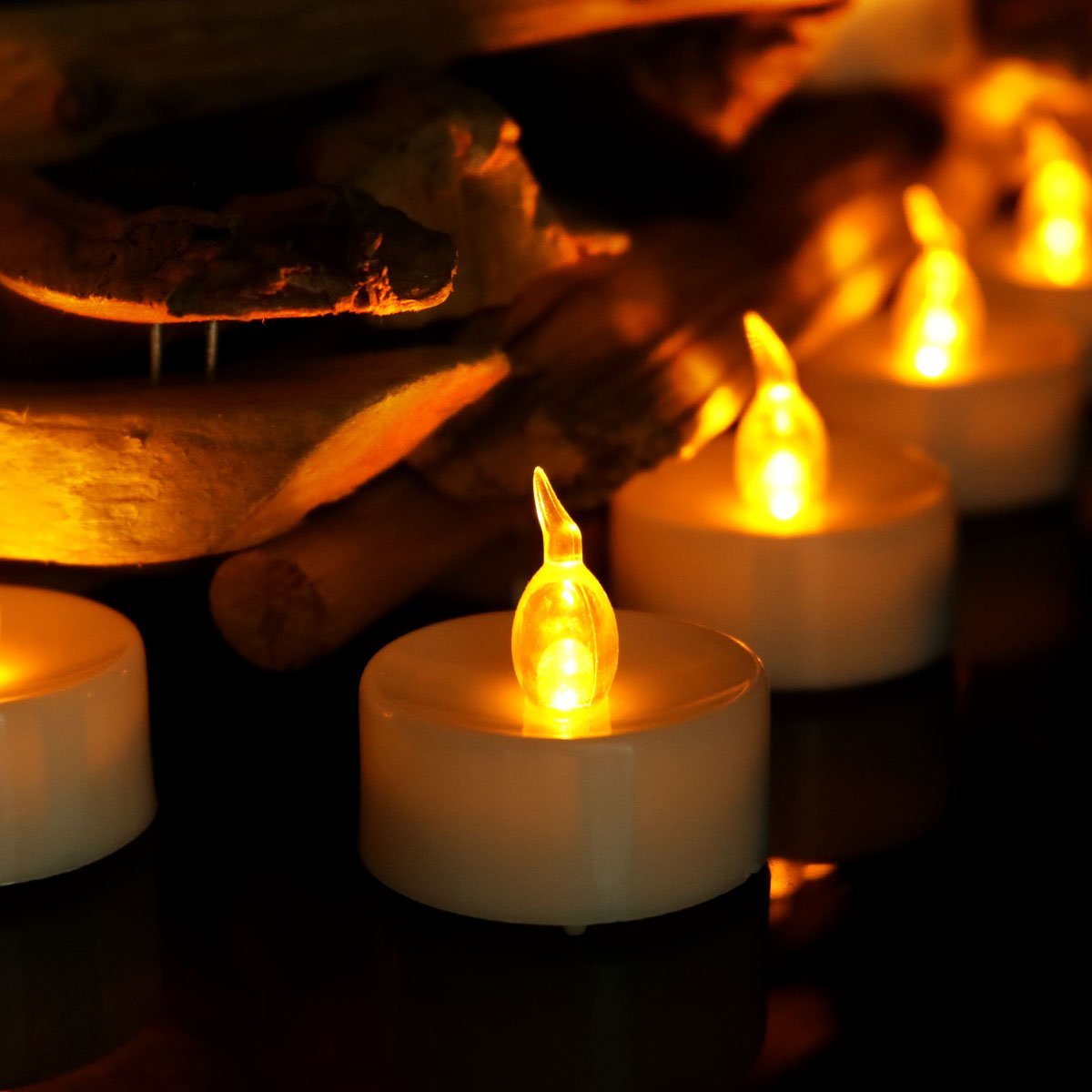 PACK OF REMOTE CONTROL FLAMELESS CANDLES LED LIGHTS