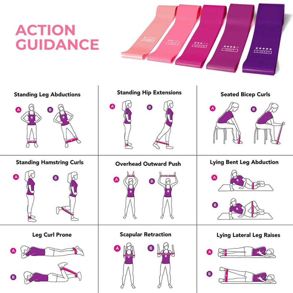 YOGA FITNESS RESISTANCE BAND