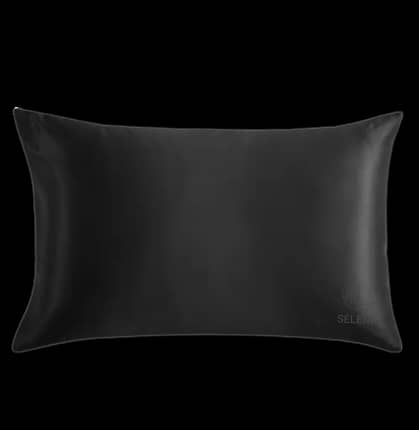 High Quality Black 19mm 100% Pure Mulberry Silk Pillowcase