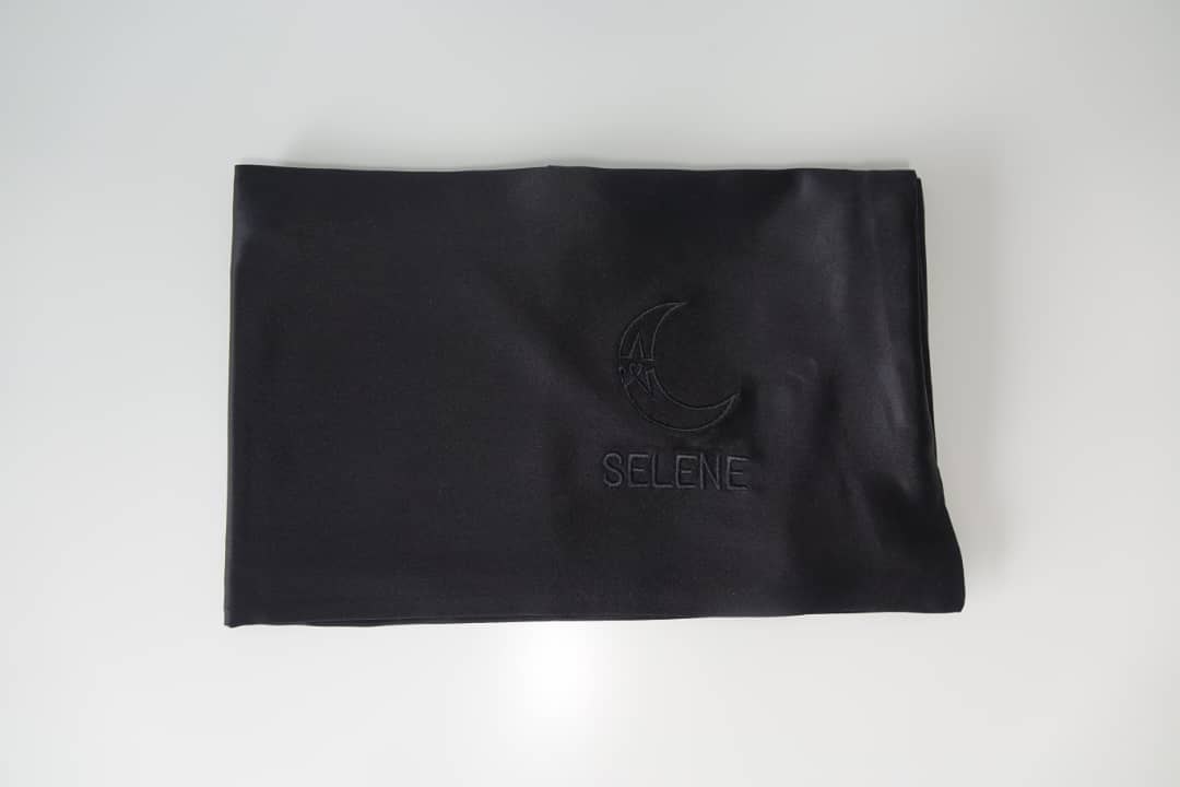 High Quality Black 19mm 100% Pure Mulberry Silk Pillowcase