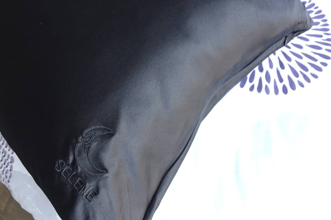 High Quality Black 19mm 100% Pure Mulberry Silk Pillowcase