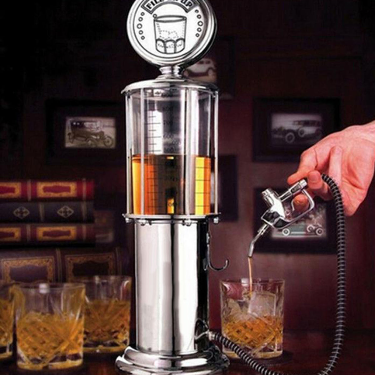 BEVERAGE DISPENSER MACHINE WITH GUN